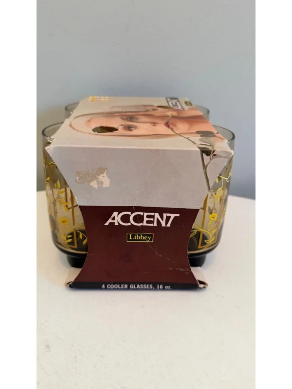 Libbey vintage accent